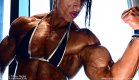 Virginia Sanchez,Ifbb pro athlete - abs flexing